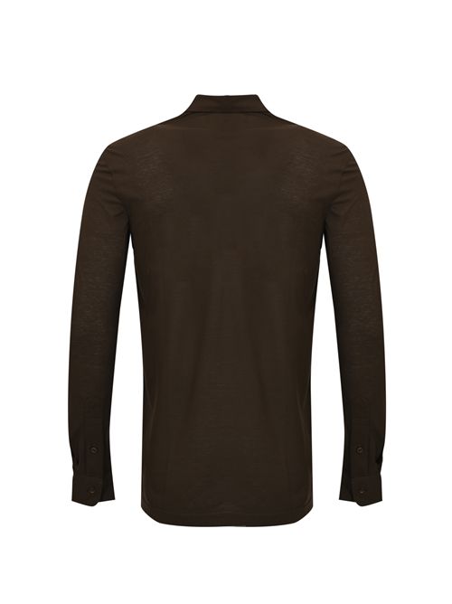 Camicia Capri in cotone Moka KIRED | WCAPRI W8321025